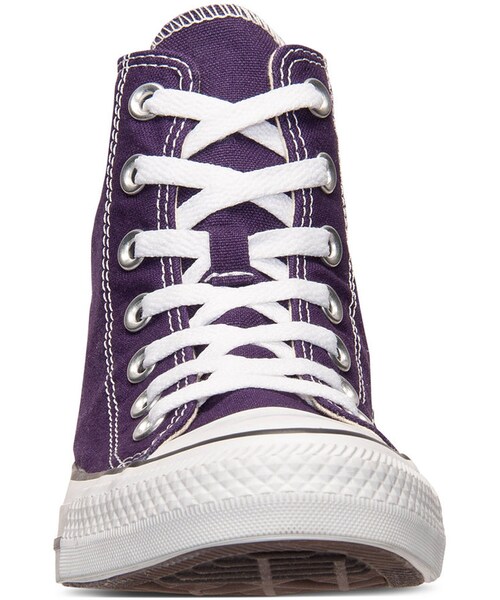 CONVERSE(コンバース)の「Converse Men's or Women's Chuck Taylor Hi Casual Sneakers from Finish Line(スニーカー・レディース・Purple・3/4/5/6/7/8)」の5枚目の写真