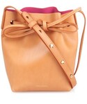 Mansur Gavriel | Mansur Gavriel Mini Mini pink-lined leather bucket bag(單肩包)