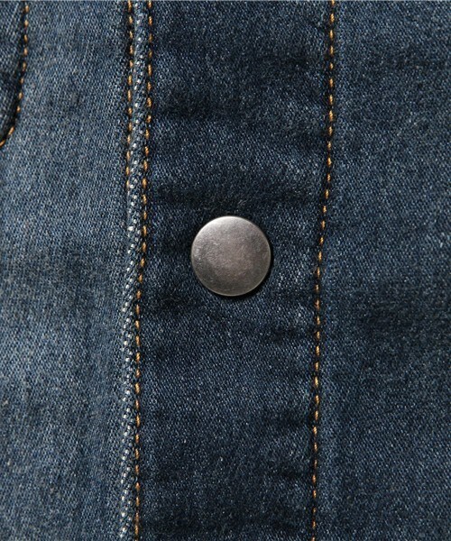 UNION STATION(ユニオンステーション)の「ストレッチデニムジャケット(デニムジャケット・メンズ・ネイビー・MEDIUM/LARGE/LL)」の9枚目の写真