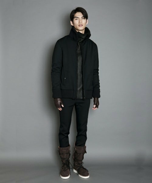 ato（アトウ）の「ウールドビー中綿ミリタリーブルゾン（ブルゾン