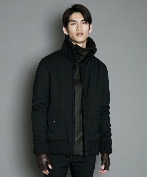 ato（アトウ）の「ウールドビー中綿ミリタリーブルゾン（ブルゾン