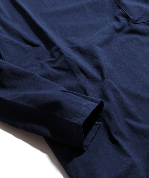 FREAK'S STORE（フリークスストア）の「米綿ピグメント MOCNECK PULLOVER（トップス・メンズ・ホワイト/ブラック/オリーブ/ネイビー・M/L）」の10枚目の写真