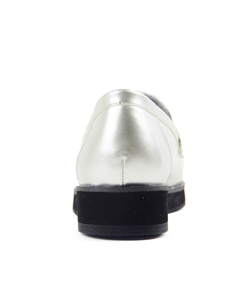 ORiental TRaffic（オリエンタルトラフィック）の「厚底ポインテッドローファー（シューズ・レディース・ブラック/レッド/シルバー・34/35/36/37/38/39/40/41/42）」の5枚目の写真