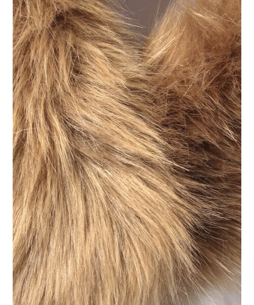 31 Sons de mode（トランテアン　ソン　ドゥ　モード）の「エコファーティペット（ファッション雑貨・レディース・ブラウン系/ブラック/オフホワイト・フリー）」の6枚目の写真