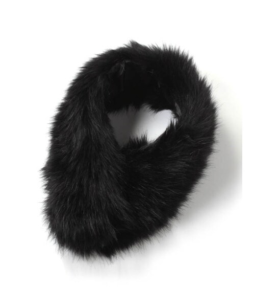 31 Sons de mode（トランテアン　ソン　ドゥ　モード）の「エコファーティペット（ファッション雑貨・レディース・ブラウン系/ブラック/オフホワイト・フリー）」の3枚目の写真