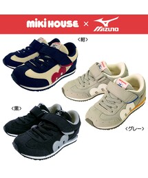 MIKI HOUSE | 【ミキハウス】★ミキハウス＆ミズノ★ コラボレーションキッズシューズ(スニーカー)