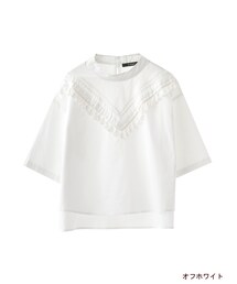 w closet | タッセル付きハイネックブラウス(トップス)