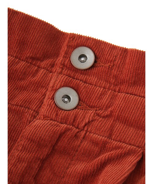 w closet（ダブルクローゼット）の「16Wコーデュロイタックスカート（スカート・レディース・L.グレー/キャメル/D.オレンジ/ブラック・FREE）」の10枚目の写真