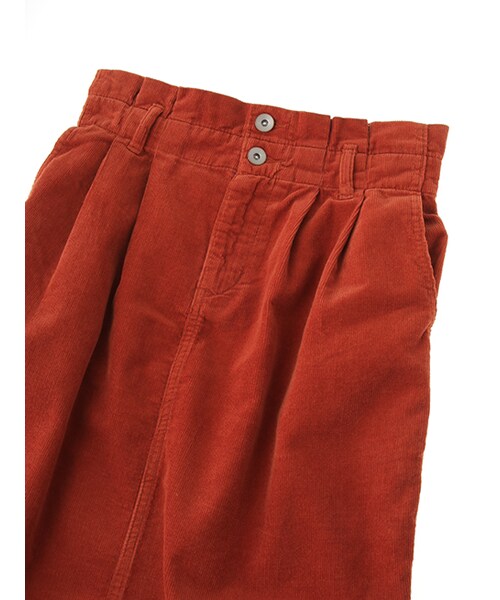 w closet（ダブルクローゼット）の「16Wコーデュロイタックスカート（スカート・レディース・L.グレー/キャメル/D.オレンジ/ブラック・FREE）」の8枚目の写真