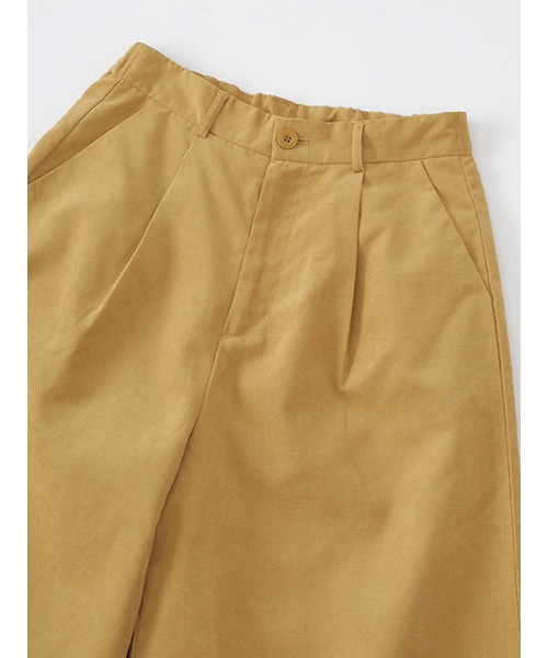 w closet(ダブルクローゼット)の「カルゼガウチョパンツ(パンツ・レディース・マスタード/カーキ/ブラック・FREE)」の7枚目の写真