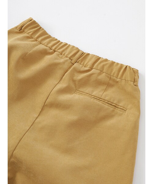 w closet(ダブルクローゼット)の「カルゼガウチョパンツ(パンツ・レディース・マスタード/カーキ/ブラック・FREE)」の10枚目の写真