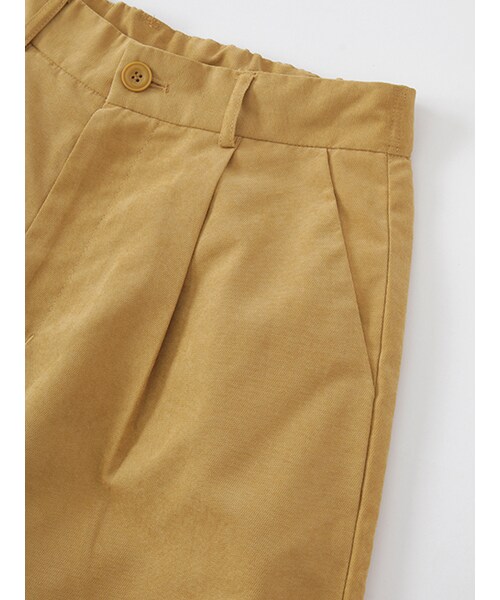 w closet(ダブルクローゼット)の「カルゼガウチョパンツ(パンツ・レディース・マスタード/カーキ/ブラック・FREE)」の8枚目の写真