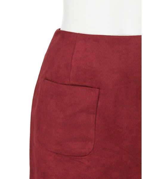 dazzlin（ダズリン）の「【dazzlin】スエード台形ミニスカート（スカート・レディース・ブラック/レッド/キャメル・S/M）」の7枚目の写真