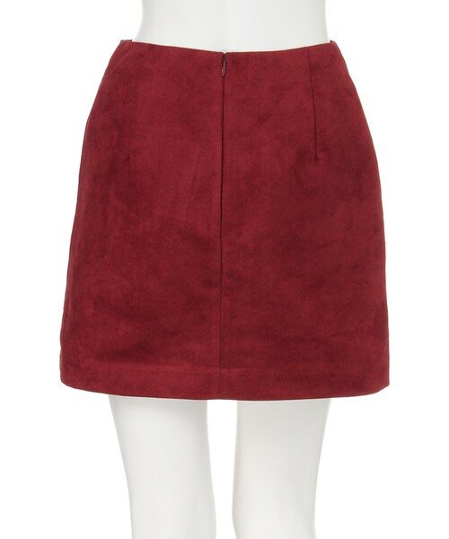 dazzlin（ダズリン）の「【dazzlin】スエード台形ミニスカート（スカート・レディース・ブラック/レッド/キャメル・S/M）」の6枚目の写真