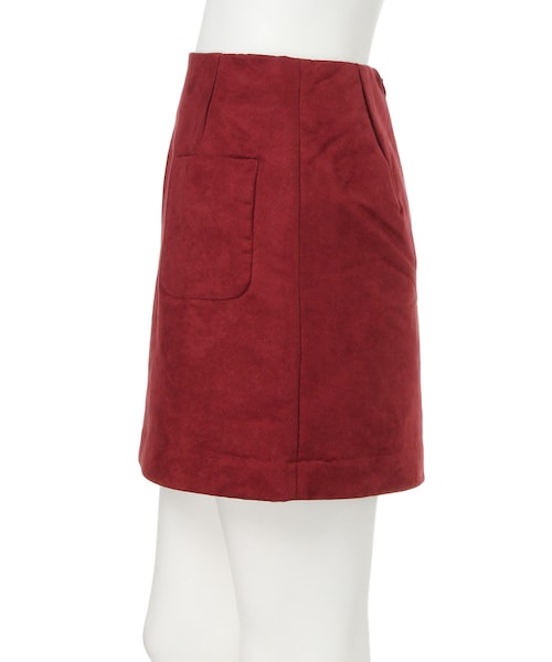 dazzlin（ダズリン）の「【dazzlin】スエード台形ミニスカート（スカート・レディース・ブラック/レッド/キャメル・S/M）」の5枚目の写真