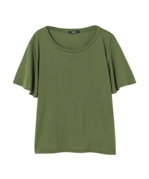 MURUA（ムルーア）の「【CASUAL】アシメフレアスリーブトップス（トップス・レディース・ホワイト/ブラック/カーキ・F）」の10枚目の写真