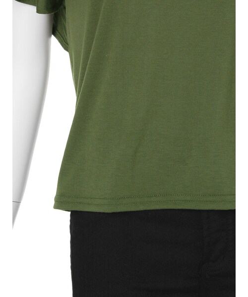 MURUA（ムルーア）の「【CASUAL】アシメフレアスリーブトップス（トップス・レディース・ホワイト/ブラック/カーキ・F）」の9枚目の写真