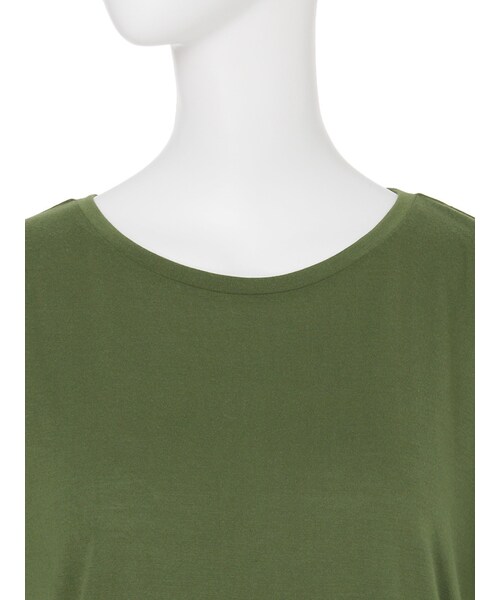 MURUA（ムルーア）の「【CASUAL】アシメフレアスリーブトップス（トップス・レディース・ホワイト/ブラック/カーキ・F）」の7枚目の写真