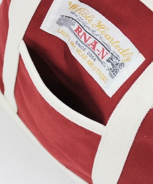 RNA-N(アールエヌエーエヌ)の「<予約>NオリジナルキャンバストートS(バッグ・レディース・ホワイト/グレー/ブラック/レッド・F)」の10枚目の写真