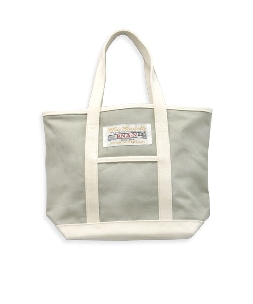 RNA-N(アールエヌエーエヌ)の「<予約>NオリジナルキャンバストートS(バッグ・レディース・ホワイト/グレー/ブラック/レッド・F)」の2枚目の写真