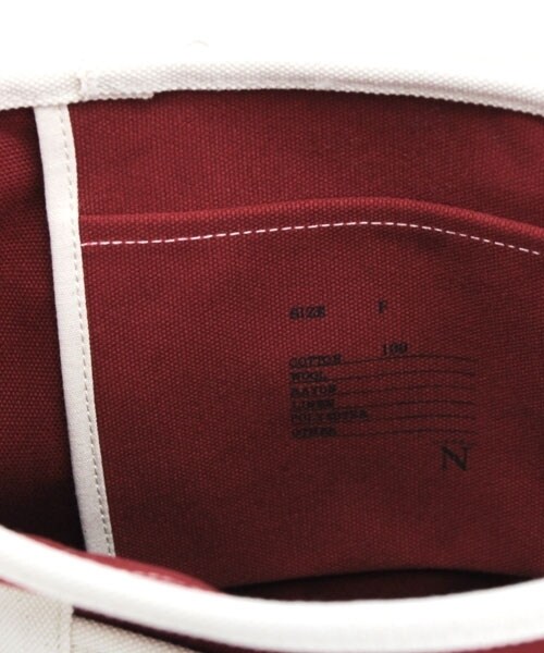 RNA-N(アールエヌエーエヌ)の「<予約>NオリジナルキャンバストートS(バッグ・レディース・ホワイト/グレー/ブラック/レッド・F)」の11枚目の写真