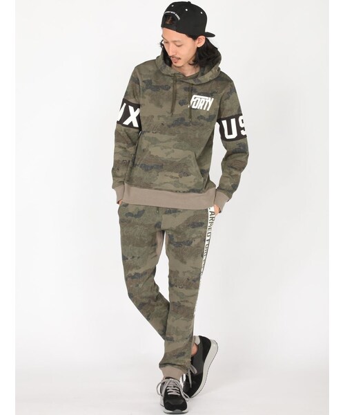 AVIREX(アヴィレックス)の「AVI-FORTY HEAVY SWEA(パンツ・メンズ・BLACK/CAMO・M/L/XL)」の11枚目の写真