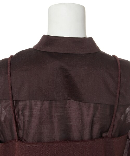 G.V.G.V.(ジーヴィージーヴィー)の「CAMILAYERED SHIRT(トップス・レディース・BGD/BLACK/GREY・36/34)」の8枚目の写真