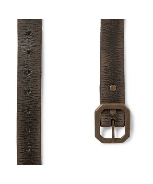 RRL（ダブル アール エル）の「3cm Brown Burlington Distressed
