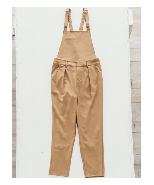 mysty woman（ミスティウーマン）の「【POINT×10】【田中里奈×mysty woman】トップス×2wayオールインワン（オールインワン・サロペット・レディース・ベージュ系/キャメル/ブラック）」の9枚目の写真