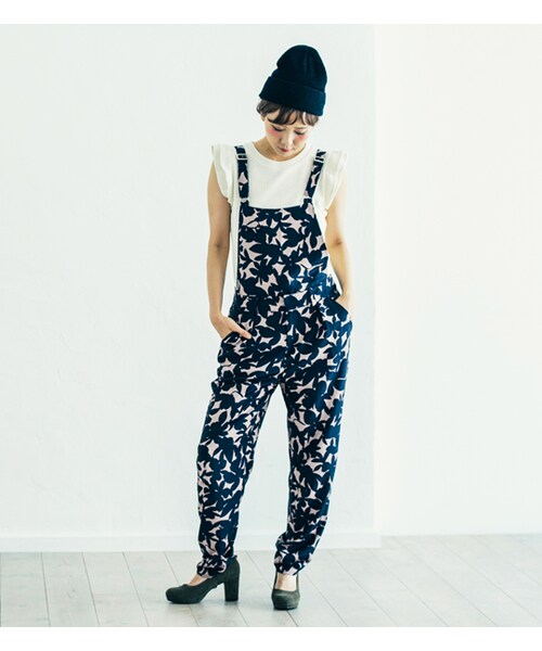 Mysty Woman ミスティウーマン の Point 10 田中里奈 Mysty Woman トップス 2wayオールインワン オールインワン サロペット Wear