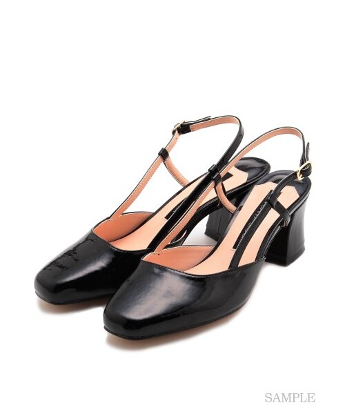 LILY BROWN（リリーブラウン）の「[L.B CANDY STOCK]2wayバックストラップサンダル（サンダル・レディース・PPL/BLK・S/M/L）」の7枚目の写真