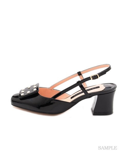 LILY BROWN（リリーブラウン）の「[L.B CANDY STOCK]2wayバックストラップサンダル（サンダル・レディース・PPL/BLK・S/M/L）」の5枚目の写真