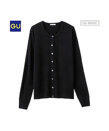 GU | （GU）カシミヤタッチクルーネックカーディガン（長袖）(ジャケット/アウター)