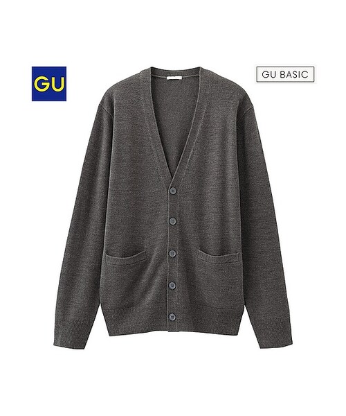 GU（ジーユー）の「（GU）カシミヤタッチカーディガン（長袖