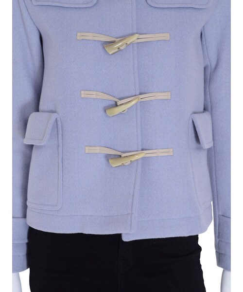 MERCURYDUO（マーキュリーデュオ）の「【DUO】 ショートダッフルコート（ジャケット/アウター・レディース・ベビーピンク/アイスブルー/ネイビー/ベージュ）」の10枚目の写真