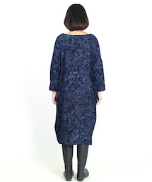 45R（フォーティファイブアール）の「インディゴ胡桃抜染プリント