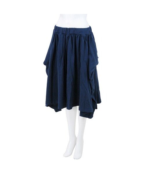 mercibeaucoup,（メルシーボークー）の「メルシーボークー、 / Ｂ：カクスカ / スカート（スカート・レディース・blue/gray/black・01）」の8枚目の写真