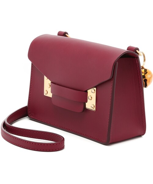 Sophie Hulme（ソフィーヒュルム）の「Sophie Hulme Nano Envelope Bag（クラッチバッグ・レディース・Red/Oxblood・One Size）」の4枚目の写真