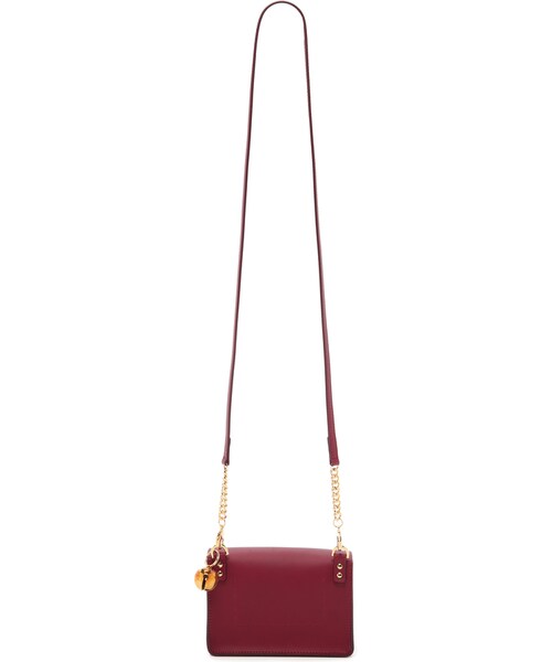 Sophie Hulme（ソフィーヒュルム）の「Sophie Hulme Nano Envelope Bag（クラッチバッグ・レディース・Red/Oxblood・One Size）」の6枚目の写真