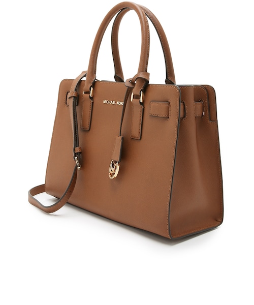 MICHAEL KORS(マイケルコース)の「MICHAEL Michael Kors Dillon Satchel(ショルダーバッグ・レディース・Black/Brown・One Size)」の6枚目の写真