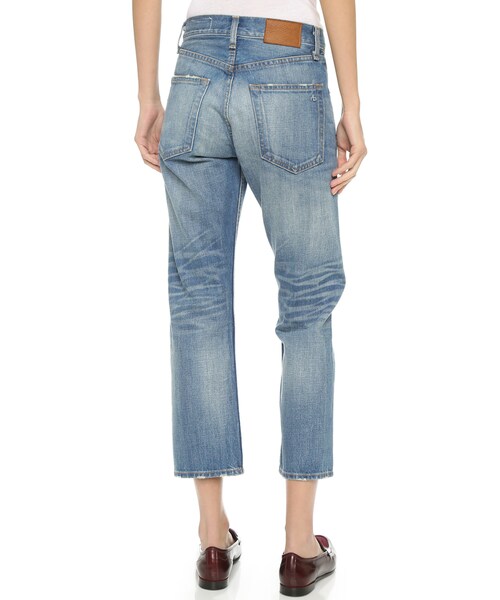rag & bone（ラグアンドボーン）の「Rag & Bone/JEAN Marilyn High Rise Cropped Jeans（デニムパンツ・レディース・Blue・23/24/25/26/27/28/29/30/31/32）」の2枚目の写真