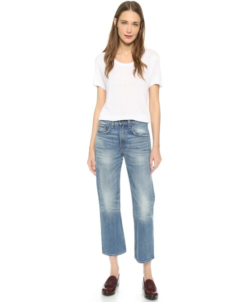 rag & bone（ラグアンドボーン）の「Rag & Bone/JEAN Marilyn High Rise Cropped Jeans（デニムパンツ・レディース・Blue・23/24/25/26/27/28/29/30/31/32）」の3枚目の写真