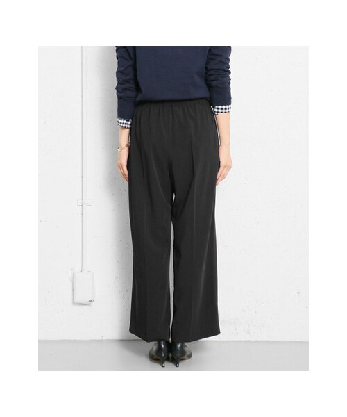 URBAN RESEARCH DOORS（アーバンリサーチドアーズ）の「ポリエステルイージーワイドパンツ（パンツ・レディース・NAVY/BLACK・36/38）」の10枚目の写真