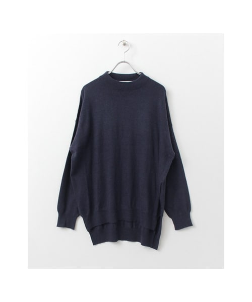 KBF(ケイビーエフ)の「クルーネックWIDEニット(トップス・レディース・T.GRAY/PURPLE/ASH GREEN/NAVY・one)」の2枚目の写真