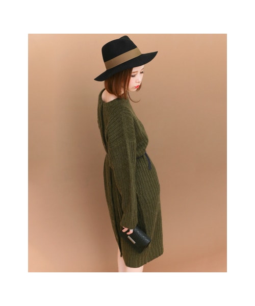 KBF - capra★KBF モヘア2wayロングカーディガン KBF（ケイビーエフ）の「モヘヤ2WAYロングカーディガン（）」 - WEAR