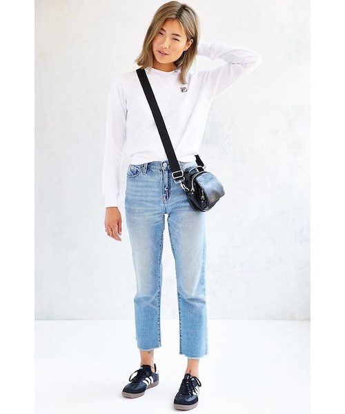 FILA(フィラ)の「FILA Massimo Raglan Sweatshirt(ニット/セーター・レディース・White・XS/S/M/L)」の4枚目の写真