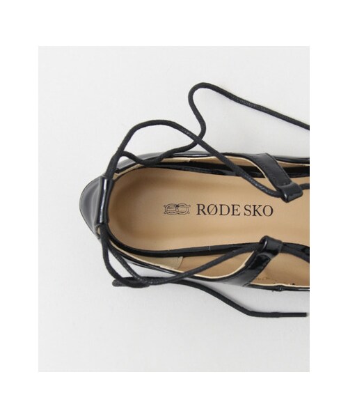 RODE SKO(ロデスコ)の「GAIA レースアップバレエ(シューズ・レディース・BLACK/LEOPARD・35/36/37/38/39)」の15枚目の写真