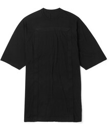 Rick Owens | Rick Owens Oversized Canvas-Trimmed Cotton-Jersey T-Shirt(Tシャツ/カットソー)