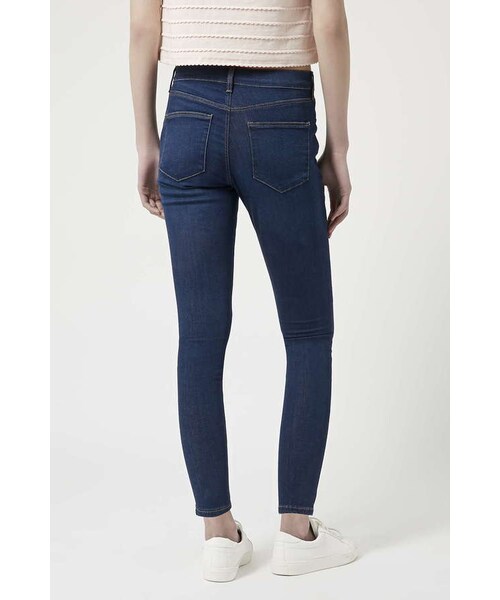 TOPSHOP（トップショップ）の「Petite moto vintage rinse leigh jeans（デニムパンツ・レディース・Blue・W2428/W2528）」の4枚目の写真