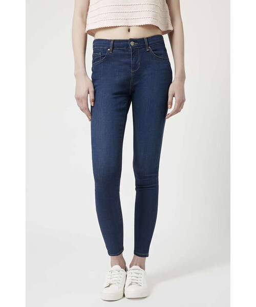 TOPSHOP（トップショップ）の「Petite moto vintage rinse leigh jeans（デニムパンツ・レディース・Blue・W2428/W2528）」の5枚目の写真